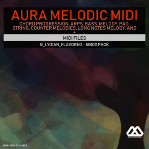 Aura - 4 Chords - 3 Notes-Chord - 16 Bars - G_Lydian_Flavored - Sibox Pack