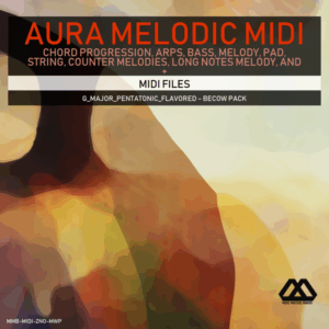 Aura - 4 Chords - 3 Notes-Chord - 16 Bars - G_Major_Pentatonic_Flavored - Becow Pack