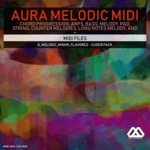 Aura - 4 Chords - 3 Notes-Chord - 16 Bars - G_Melodic_Minor_Flavored - Cudeb Pack