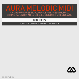 Aura - 4 Chords - 3 Notes-Chord - 16 Bars - G_Melodic_Minor_Flavored - Jicuf Pack