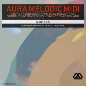Aura - 4 Chords - 3 Notes-Chord - 16 Bars - G_Minor_Pentatonic_Flavored - Sajep Pack