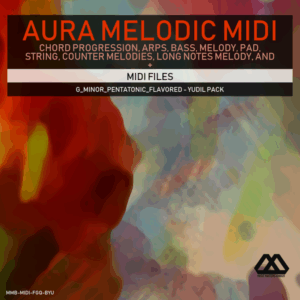 Aura - 4 Chords - 3 Notes-Chord - 16 Bars - G_Minor_Pentatonic_Flavored - Yudil Pack