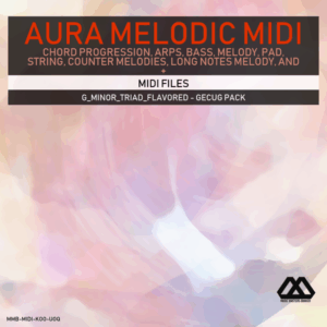 Aura - 4 Chords - 3 Notes-Chord - 16 Bars - G_Minor_Triad_Flavored - Gecug Pack