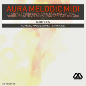 Aura - 4 Chords - 3 Notes-Chord - 16 Bars - G_Minor_Triad_Flavored - Sahir Pack