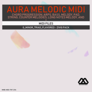 Aura - 4 Chords - 3 Notes-Chord - 16 Bars - G_Minor_Triad_Flavored - Zivig Pack