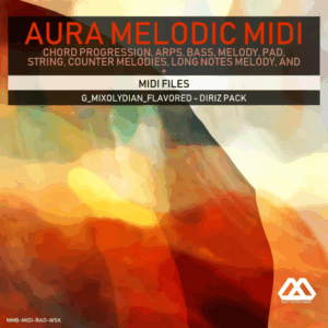 Aura - 4 Chords - 3 Notes-Chord - 16 Bars - G_Mixolydian_Flavored - Diriz Pack