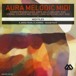 Aura - 4 Chords - 3 Notes-Chord - 16 Bars - G_Mixolydian_Flavored - Haxab Pack