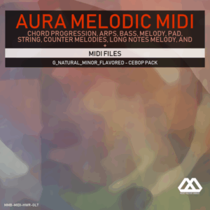 Aura - 4 Chords - 3 Notes-Chord - 16 Bars - G_Natural_Minor_Flavored - Cebop Pack