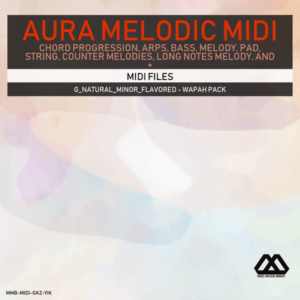 Aura - 4 Chords - 3 Notes-Chord - 16 Bars - G_Natural_Minor_Flavored - Wapah Pack