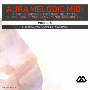 Aura - 4 Chords - 3 Notes-Chord - 16 Bars - G_Natural_Minor_Flavored - Wecad Pack