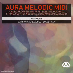 Aura - 4 Chords - 3 Notes-Chord - 16 Bars - G_Phrygian_Flavored - Luxob Pack