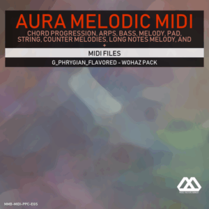 Aura - 4 Chords - 3 Notes-Chord - 16 Bars - G_Phrygian_Flavored - Wohaz Pack