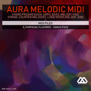 Aura - 4 Chords - 3 Notes-Chord - 16 Bars - G_Phrygian_Flavored - Xemus Pack