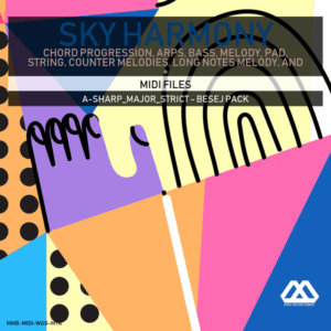 Sky Harmony - 4 Chords - 5 Notes-Chords - 16 Bars - Strict - A-sharp_Major_Strict - Besej Pack