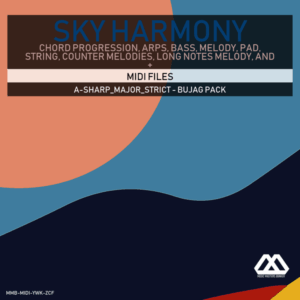 Sky Harmony - 4 Chords - 5 Notes-Chords - 16 Bars - Strict - A-sharp_Major_Strict - Bujag Pack