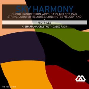 Sky Harmony - 4 Chords - 5 Notes-Chords - 16 Bars - Strict - A-sharp_Major_Strict - Dazeg Pack