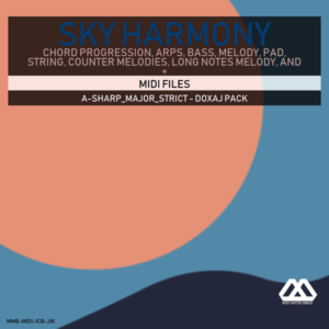 Sky Harmony - 4 Chords - 5 Notes-Chords - 16 Bars - Strict - A-sharp_Major_Strict - Doxaj Pack
