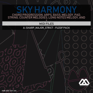 Sky Harmony - 4 Chords - 5 Notes-Chords - 16 Bars - Strict - A-sharp_Major_Strict - Fuzof Pack
