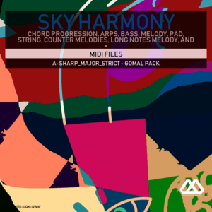 Sky Harmony - 4 Chords - 5 Notes-Chords - 16 Bars - Strict - A-sharp_Major_Strict - Gomal Pack