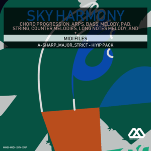 Sky Harmony - 4 Chords - 5 Notes-Chords - 16 Bars - Strict - A-sharp_Major_Strict - Hiyip Pack