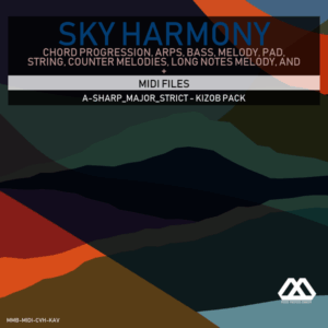 Sky Harmony - 4 Chords - 5 Notes-Chords - 16 Bars - Strict - A-sharp_Major_Strict - Kizob Pack