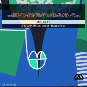 Sky Harmony - 4 Chords - 5 Notes-Chords - 16 Bars - Strict - A-sharp_Major_Strict - Muqoc Pack