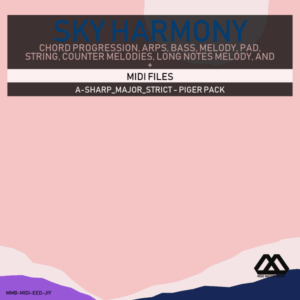 Sky Harmony - 4 Chords - 5 Notes-Chords - 16 Bars - Strict - A-sharp_Major_Strict - Piger Pack