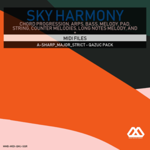 Sky Harmony - 4 Chords - 5 Notes-Chords - 16 Bars - Strict - A-sharp_Major_Strict - Qazuc Pack