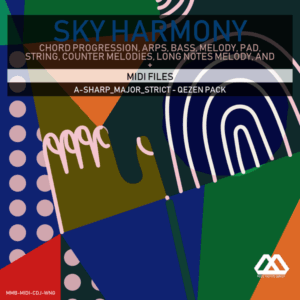 Sky Harmony - 4 Chords - 5 Notes-Chords - 16 Bars - Strict - A-sharp_Major_Strict - Qezen Pack