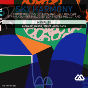 Sky Harmony - 4 Chords - 5 Notes-Chords - 16 Bars - Strict - A-sharp_Major_Strict - Qigiy Pack