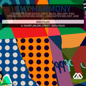 Sky Harmony - 4 Chords - 5 Notes-Chords - 16 Bars - Strict - A-sharp_Major_Strict - Qizuj Pack
