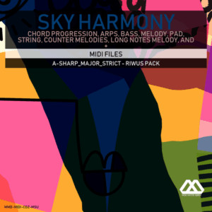 Sky Harmony - 4 Chords - 5 Notes-Chords - 16 Bars - Strict - A-sharp_Major_Strict - Riwus Pack