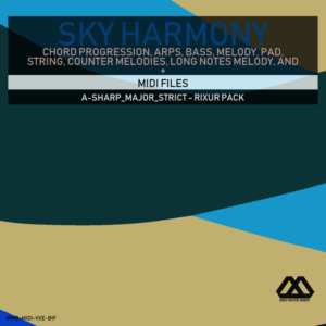 Sky Harmony - 4 Chords - 5 Notes-Chords - 16 Bars - Strict - A-sharp_Major_Strict - Rixur Pack