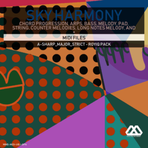 Sky Harmony - 4 Chords - 5 Notes-Chords - 16 Bars - Strict - A-sharp_Major_Strict - Royiq Pack