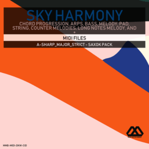 Sky Harmony - 4 Chords - 5 Notes-Chords - 16 Bars - Strict - A-sharp_Major_Strict - Saxok Pack