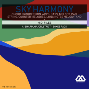 Sky Harmony - 4 Chords - 5 Notes-Chords - 16 Bars - Strict - A-sharp_Major_Strict - Soxes Pack