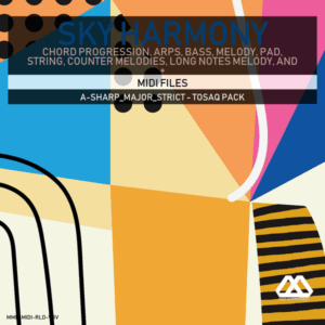 Sky Harmony - 4 Chords - 5 Notes-Chords - 16 Bars - Strict - A-sharp_Major_Strict - Tosaq Pack