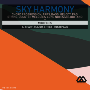 Sky Harmony - 4 Chords - 5 Notes-Chords - 16 Bars - Strict - A-sharp_Major_Strict - Tosir Pack