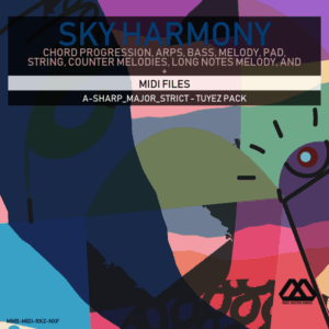 Sky Harmony - 4 Chords - 5 Notes-Chords - 16 Bars - Strict - A-sharp_Major_Strict - Tuyez Pack
