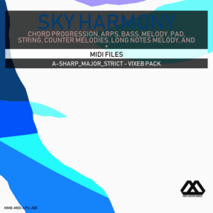Sky Harmony - 4 Chords - 5 Notes-Chords - 16 Bars - Strict - A-sharp_Major_Strict - Vixeb Pack