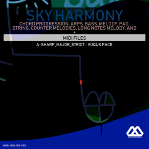 Sky Harmony - 4 Chords - 5 Notes-Chords - 16 Bars - Strict - A-sharp_Major_Strict - Vuquk Pack