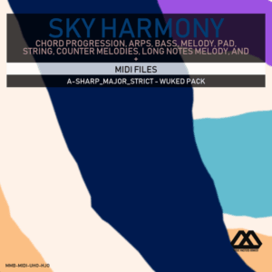 Sky Harmony - 4 Chords - 5 Notes-Chords - 16 Bars - Strict - A-sharp_Major_Strict - Wuked Pack