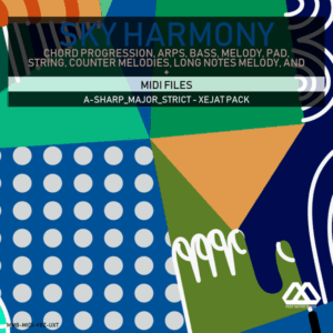 Sky Harmony - 4 Chords - 5 Notes-Chords - 16 Bars - Strict - A-sharp_Major_Strict - Xejat Pack