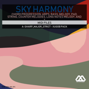 Sky Harmony - 4 Chords - 5 Notes-Chords - 16 Bars - Strict - A-sharp_Major_Strict - Xugob Pack