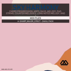 Sky Harmony - 4 Chords - 5 Notes-Chords - 16 Bars - Strict - A-sharp_Major_Strict - Zakul Pack