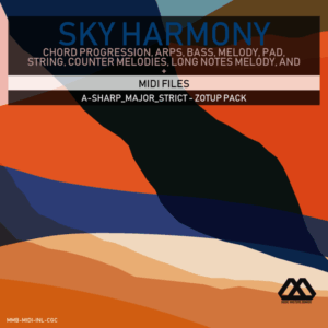 Sky Harmony - 4 Chords - 5 Notes-Chords - 16 Bars - Strict - A-sharp_Major_Strict - Zotup Pack