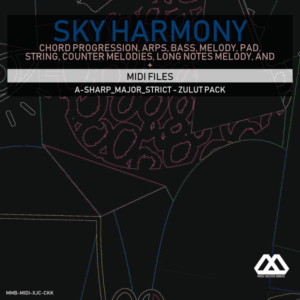 Sky Harmony - 4 Chords - 5 Notes-Chords - 16 Bars - Strict - A-sharp_Major_Strict - Zulut Pack