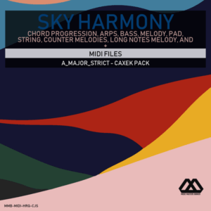 Sky Harmony - 4 Chords - 5 Notes-Chords - 16 Bars - Strict - A_Major_Strict - Caxek Pack