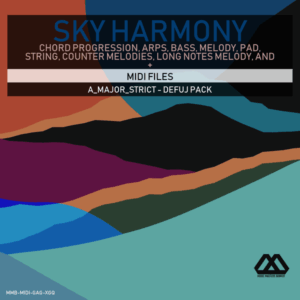 Sky Harmony - 4 Chords - 5 Notes-Chords - 16 Bars - Strict - A_Major_Strict - Defuj Pack