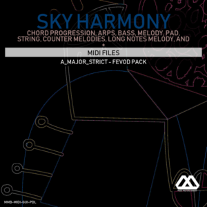 Sky Harmony - 4 Chords - 5 Notes-Chords - 16 Bars - Strict - A_Major_Strict - Fevod Pack